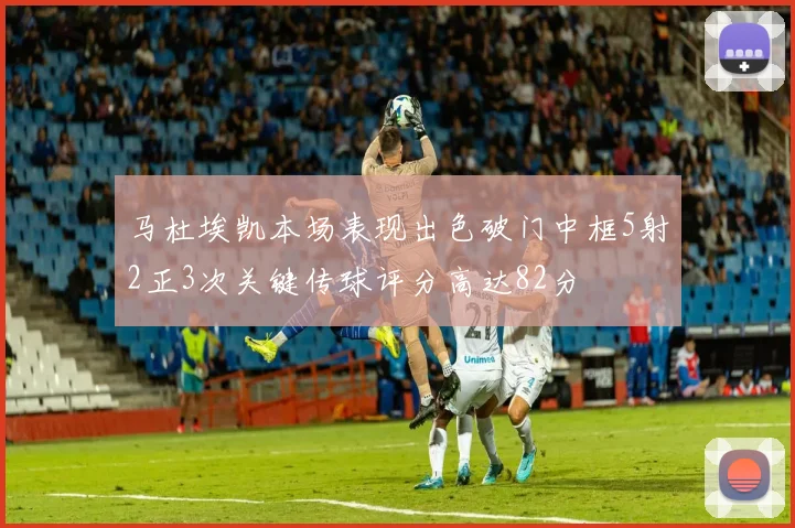 马杜埃凯本场表现出色破门中框5射2正3次关键传球评分高达82分